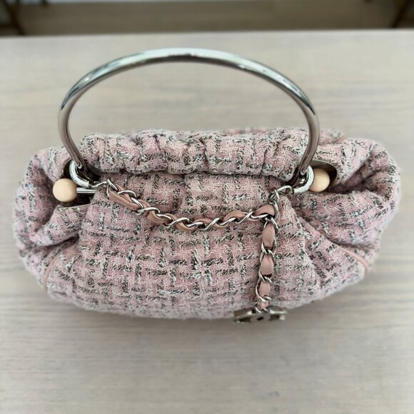Chanel Tweed Boucle Top Handle Bag - Picture 3 of 16